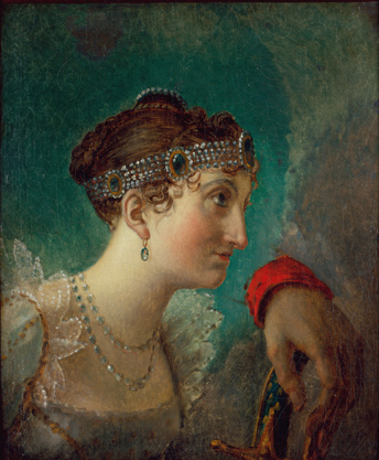 Study for "The Coronation of Napoleon": The Bust of Madame de La Rochefoucauld and the Hand of Eugène de Beauharnais